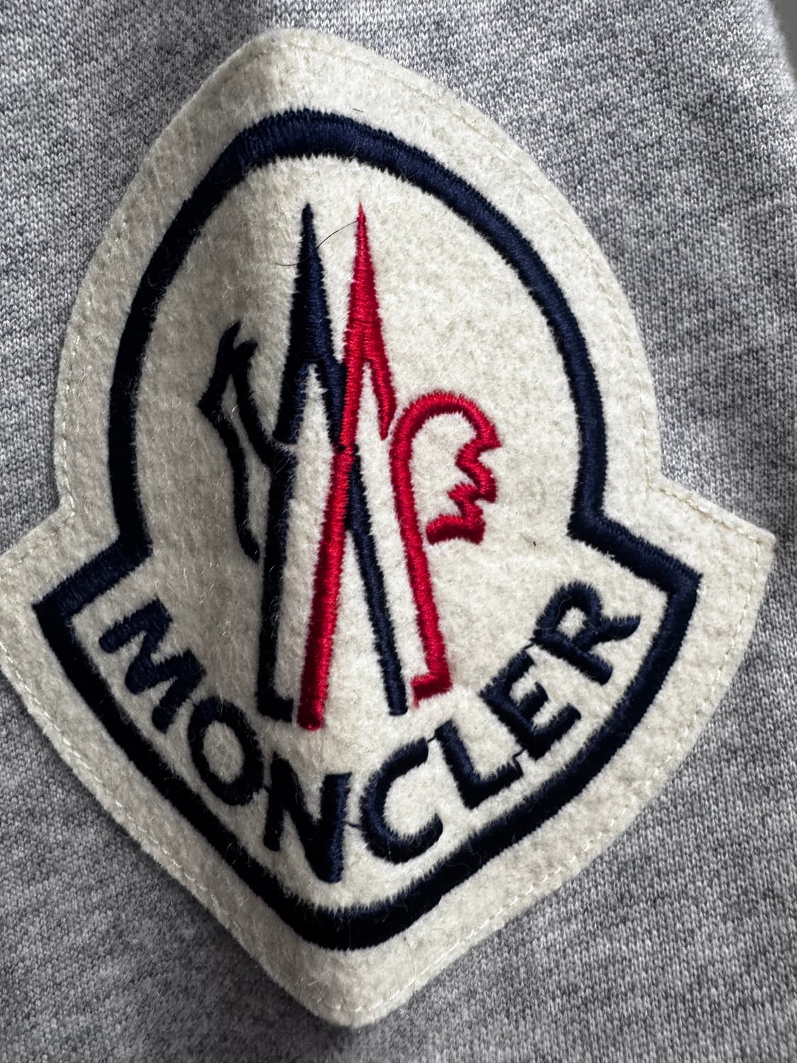 XXL) 몽클레어 맨투맨 멜란지 그레이 상품이미지3