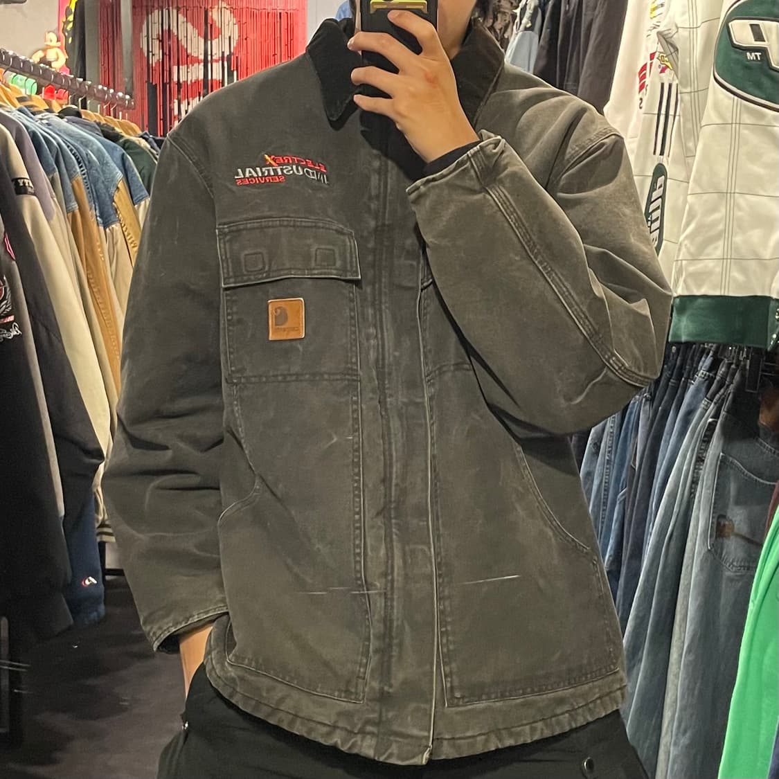 Carhartt 칼하트 차콜 워크자켓 상품이미지6