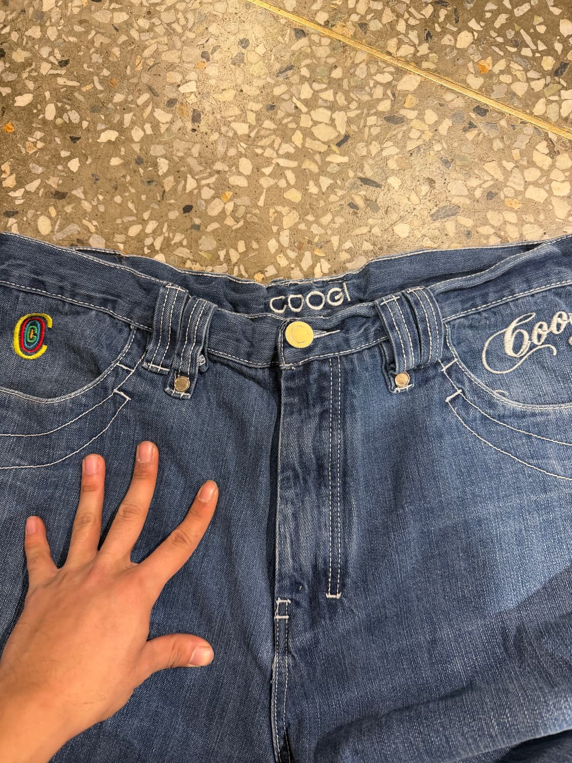 COOGI 자수 데님 팬츠 상품이미지7