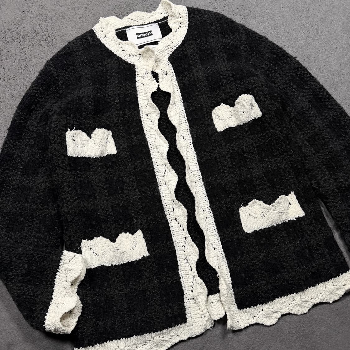 EENK 잉크 트위드 울 가디건  상품이미지1