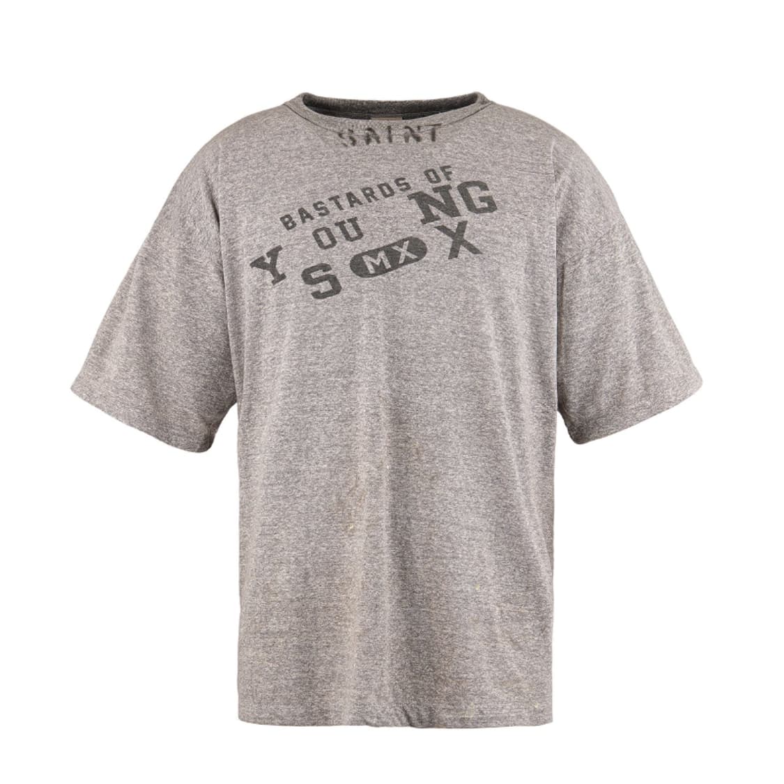 [새상품/XL] 세인트미카엘 x 베르베르진 영 반팔 티셔츠 그레이 상품이미지1