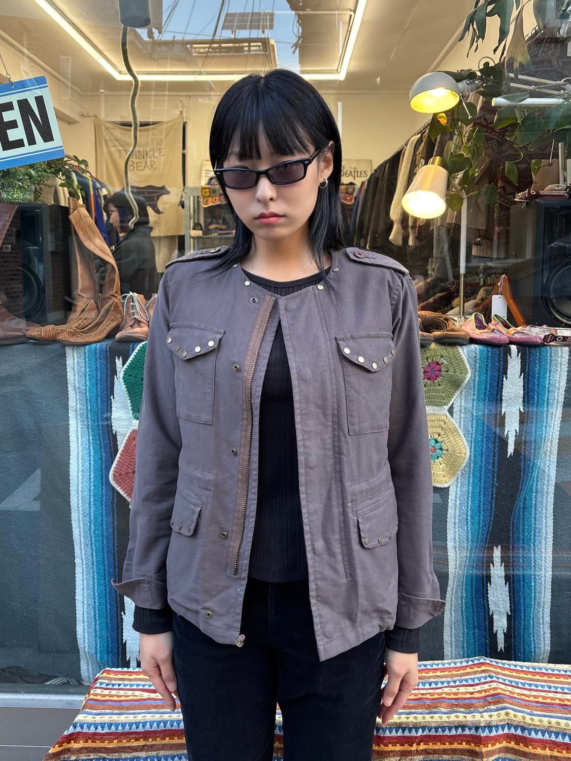 FØRSTE Military Cotton Jacket w 상품이미지1