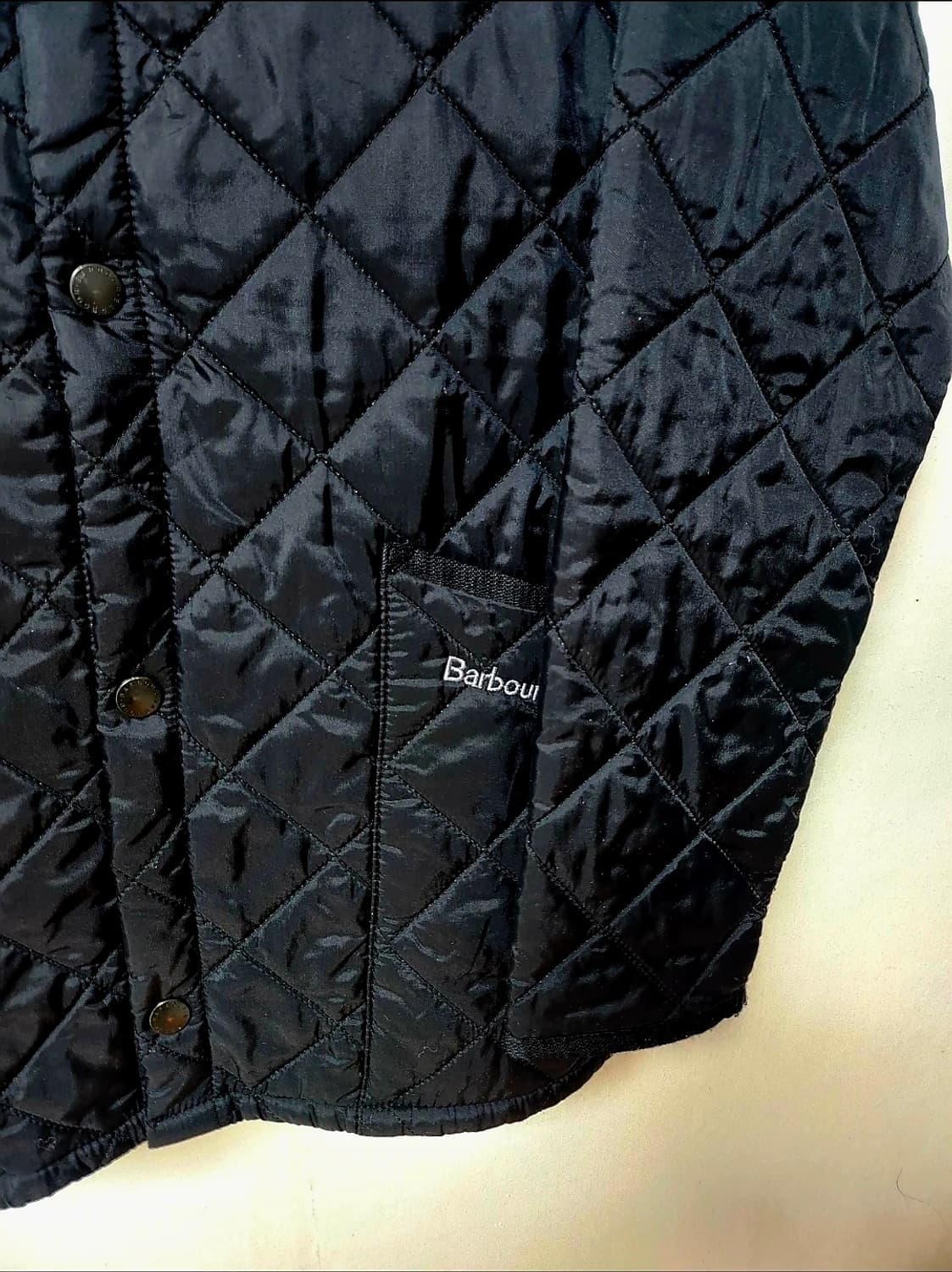 Barbour의 블랙 퀼팅 자켓 상품이미지4
