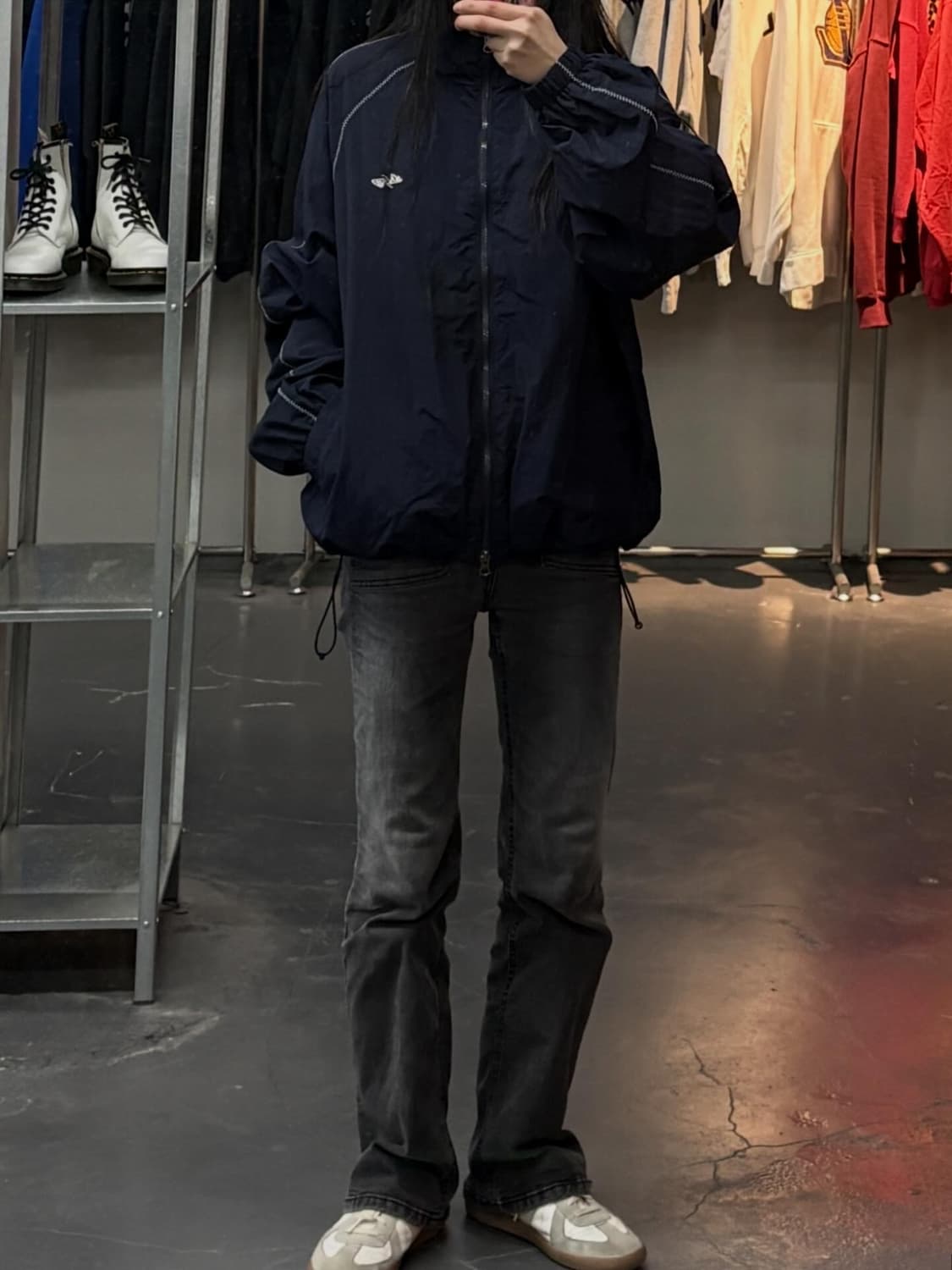 낫포너드 나일론 트리발 윈드브레이커 자켓 A3681 상품이미지1