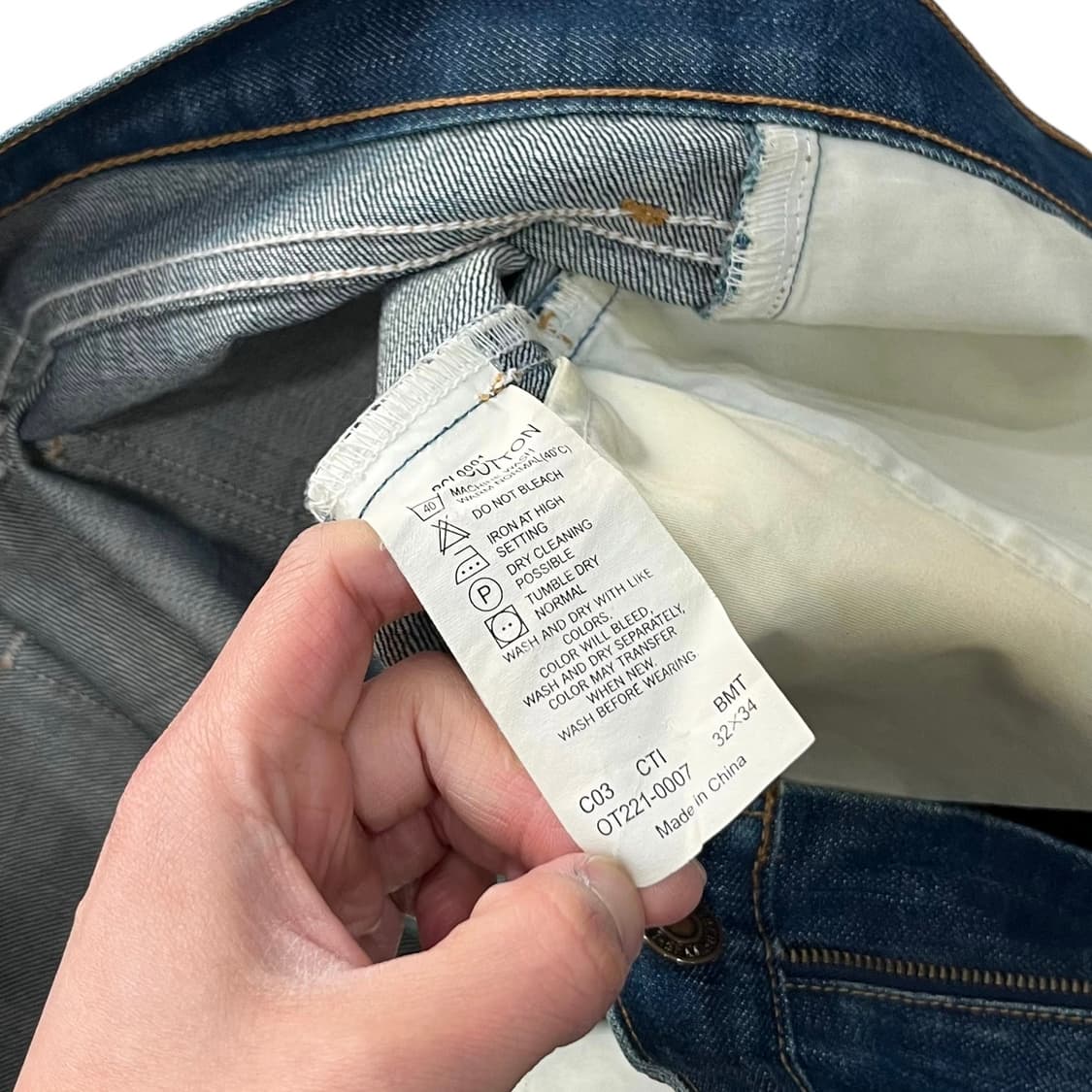 [30.5] 리바이스 221 오렌지탭 데님 청바지 상품이미지4