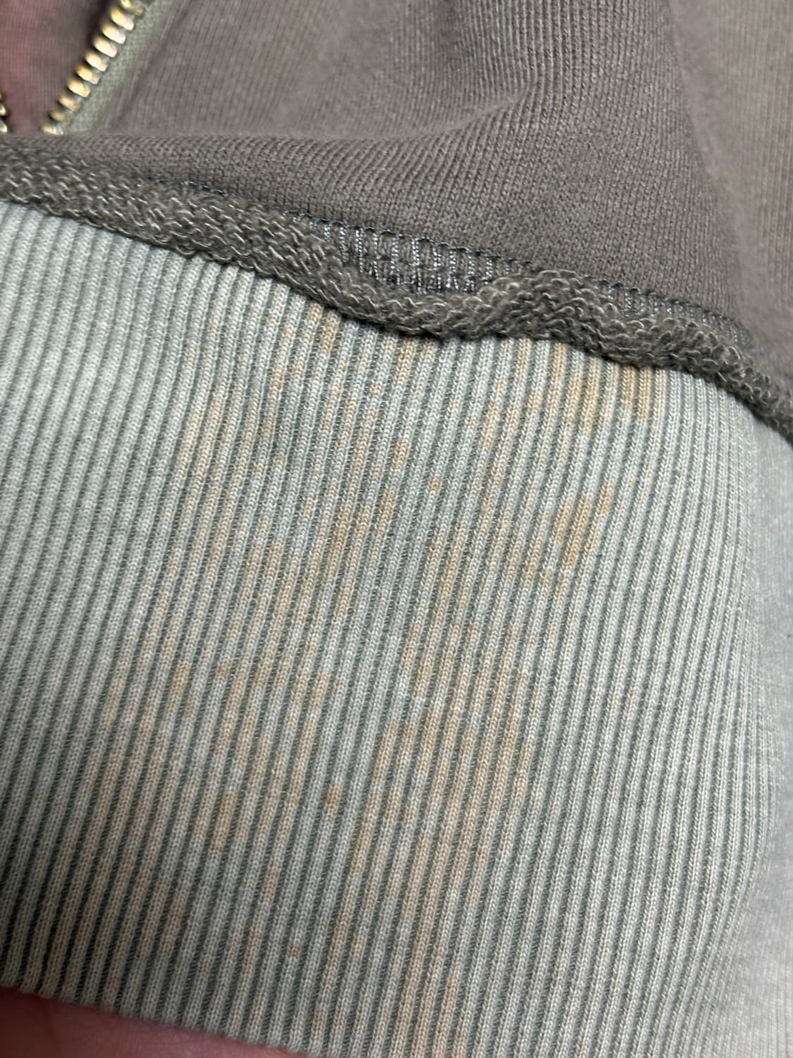 일본빈티지 펑크 와투케 카키 스터드 후드집업 상품이미지7