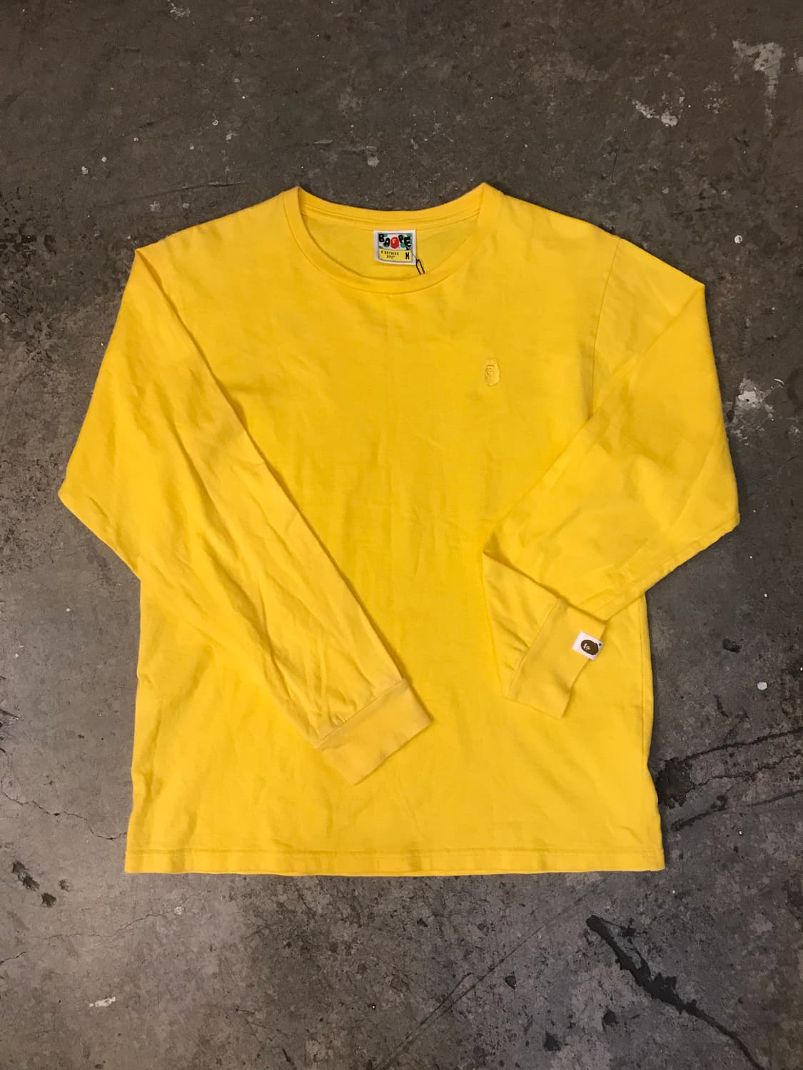 Bape Yellow Saru Long Sleeves 상품이미지4