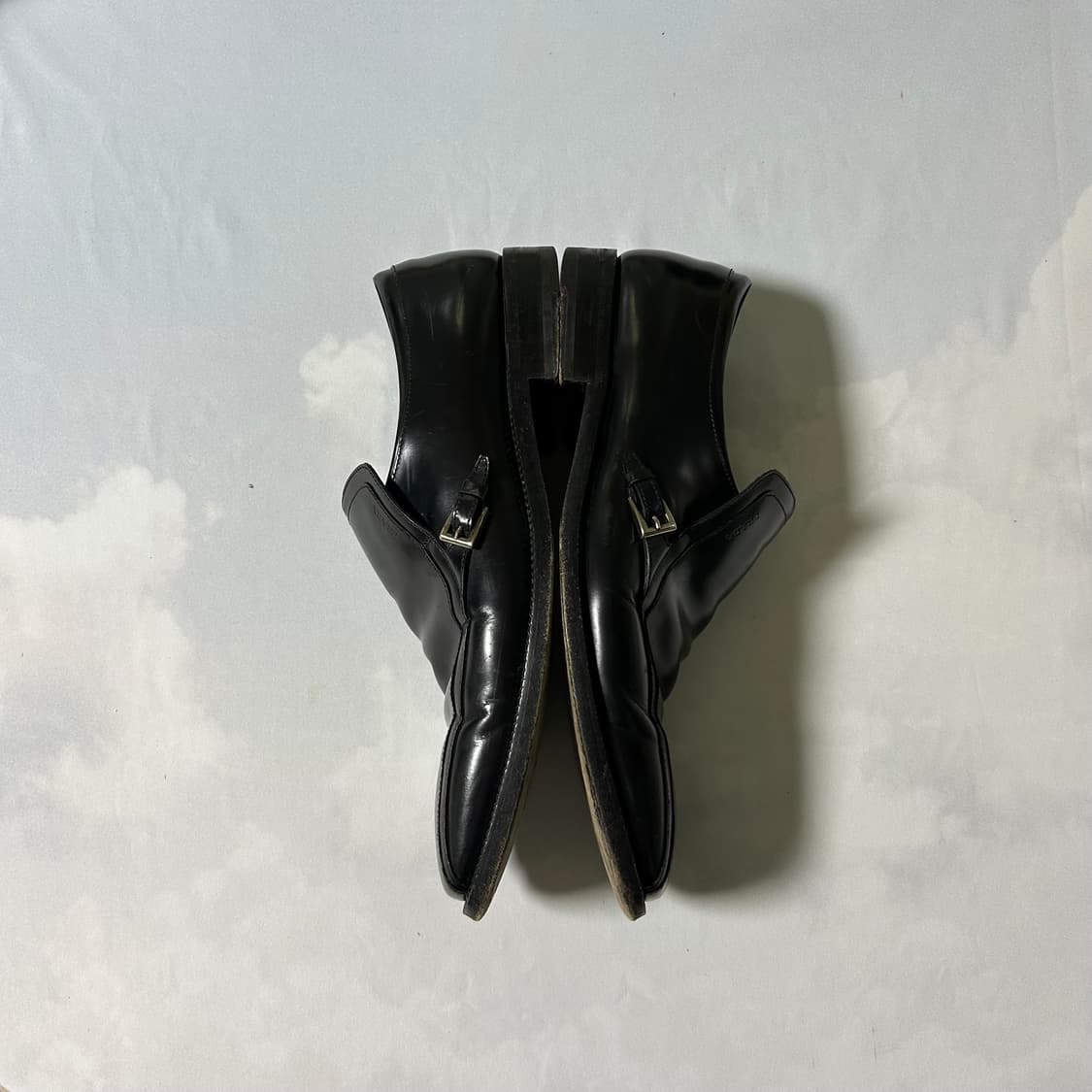 Prada semi square toe strap loafers 상품이미지4
