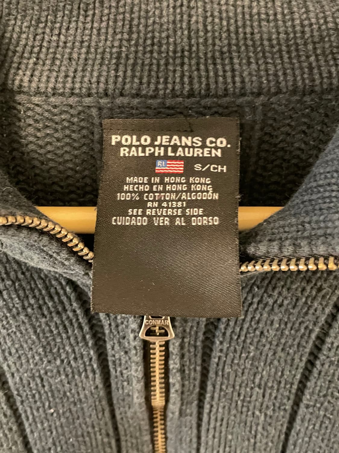 폴로 반집업 니트  상품이미지6