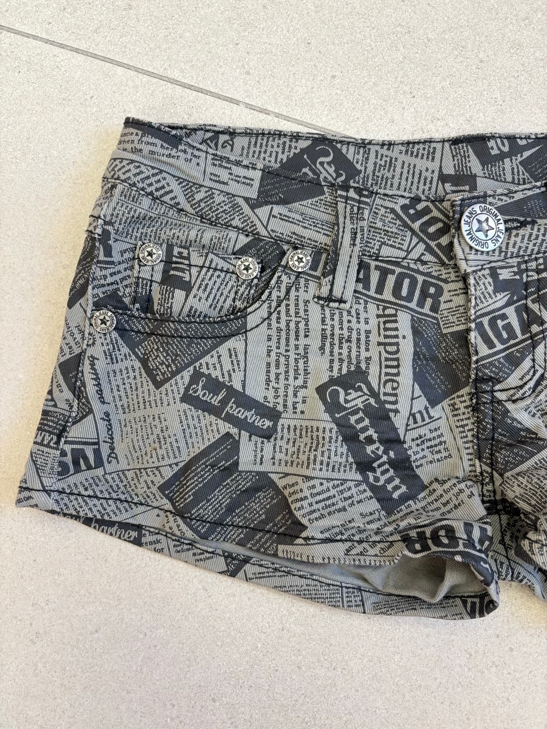 Sky bomber 프린팅 숏츠 상품이미지3