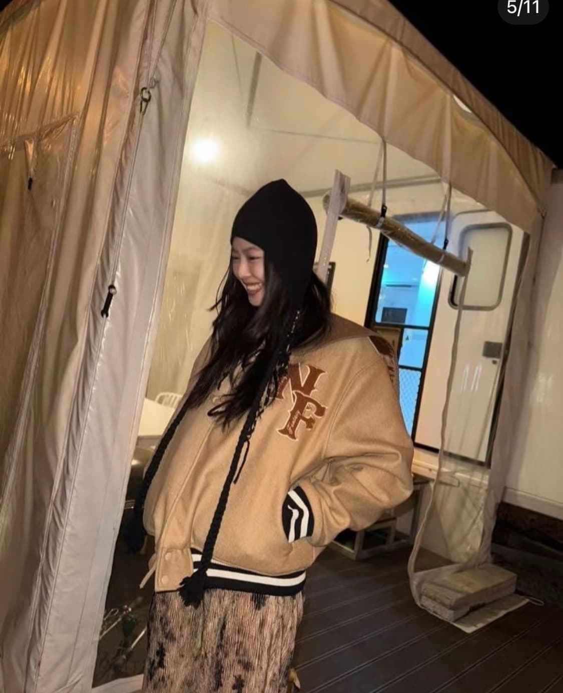  ENOR SMUDGE VELOUR BANDING PANTS 베이지  상품이미지4