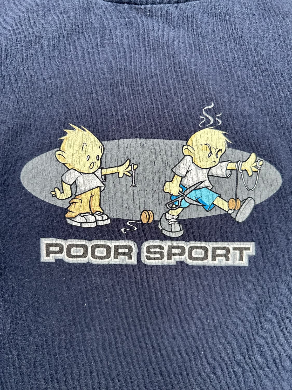 빈티지 00s Poor sport 스케이터 반팔 티셔츠 상품이미지2