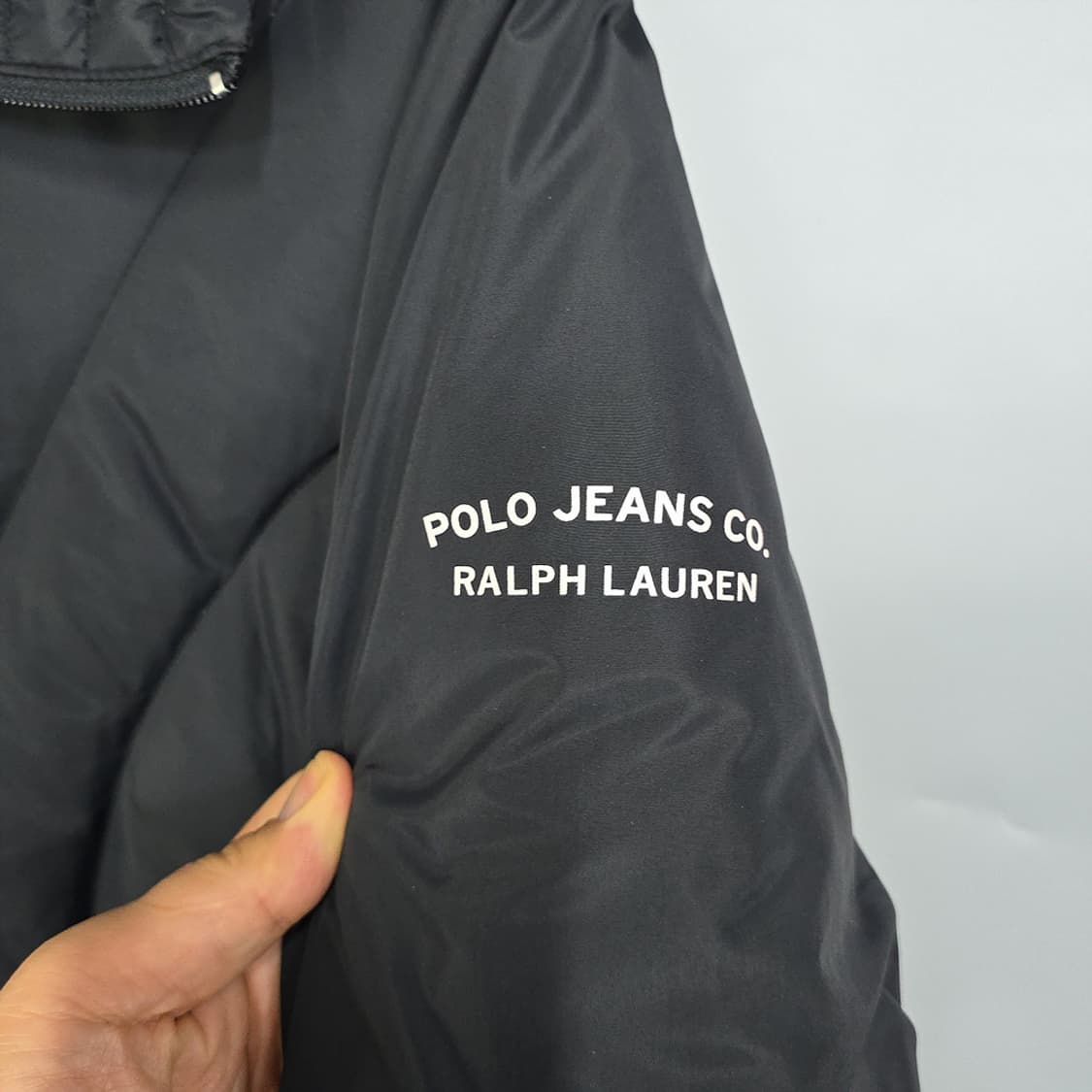 폴로진스(POLO JEANS) 롱 다운패딩 S 상품이미지4