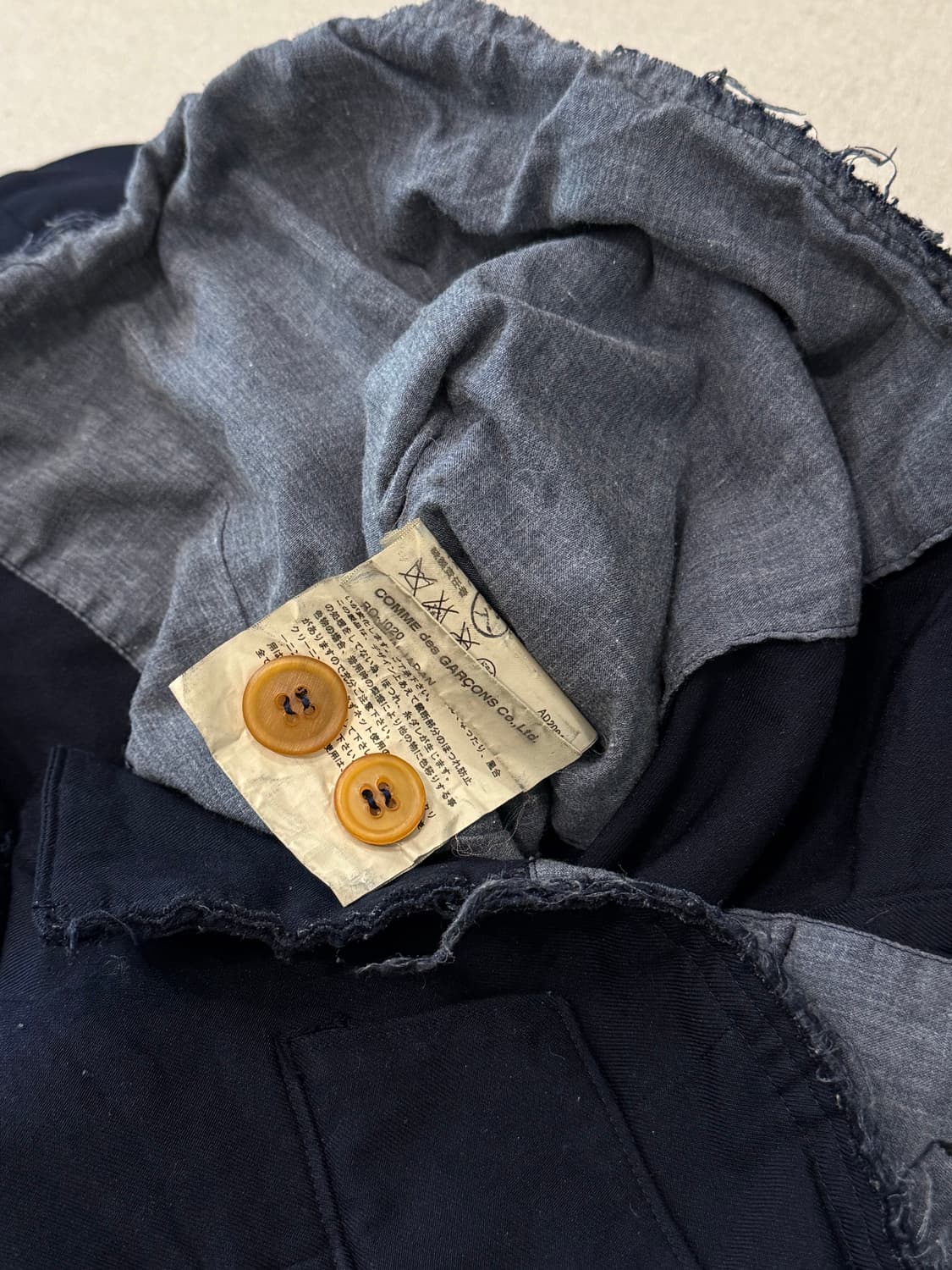 꼼데가르송 꼼꼼 05ss 컷오프 트러커 자켓 상품이미지8