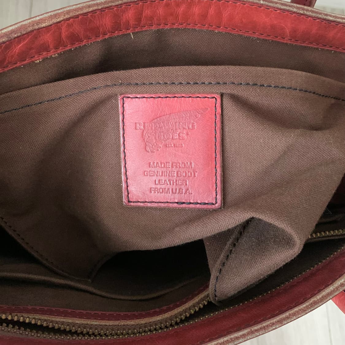 레드윙 레더 토트백 Made in usa 상품이미지8