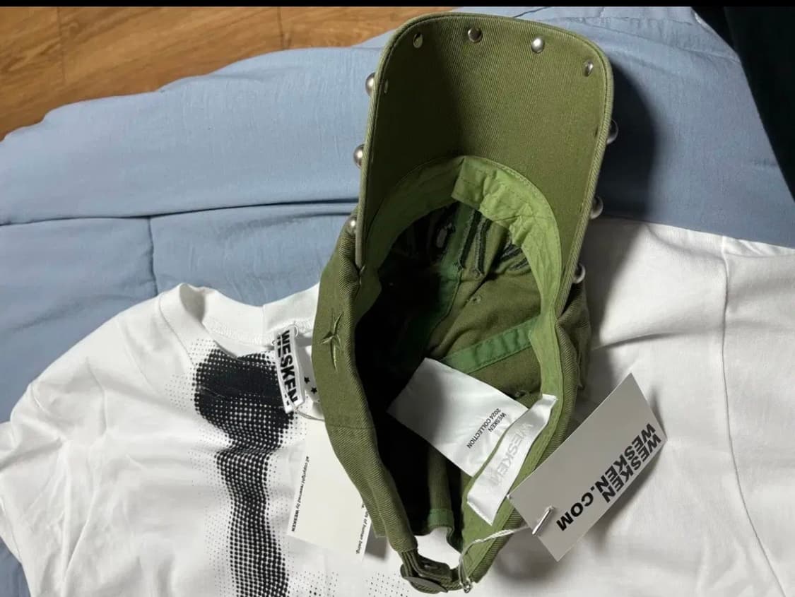 OS) 웨스켄 WSKD 스터드 볼캡 올리브 상품이미지3