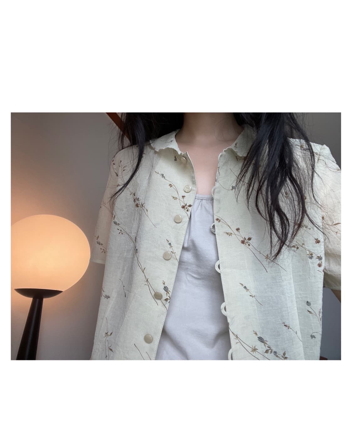 flower patterned blouse 상품이미지1