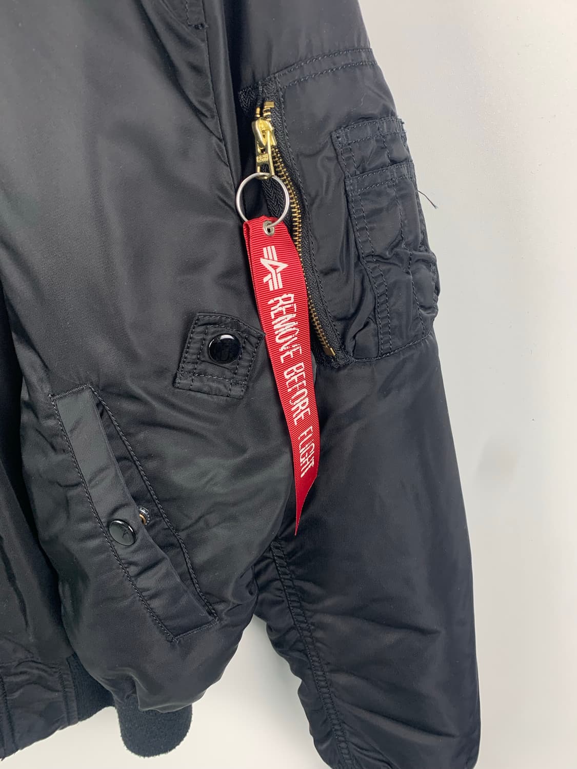 알파인더스트리 B-15 블랙 항공 점퍼 상품이미지4