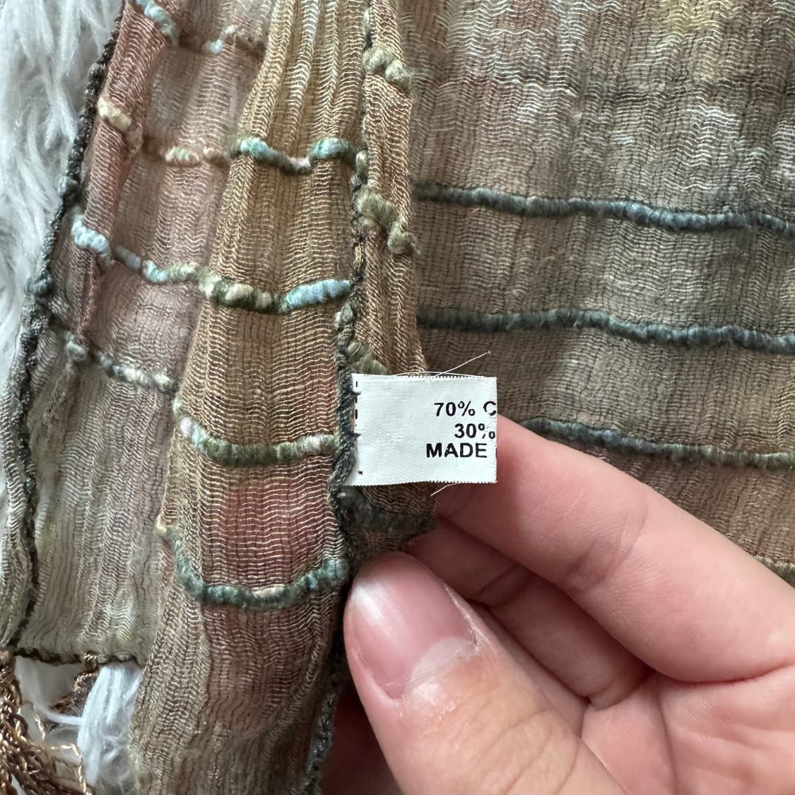 IND 일본빈티지 긱시크 에스닉 스카프 넥타이 에스닉목도리 free 상품이미지4