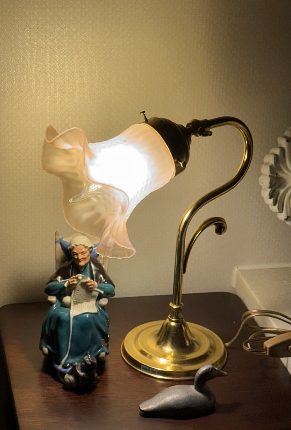 빈티지 이탈리아 황동 구즈넥 테이블 램프 상품이미지1