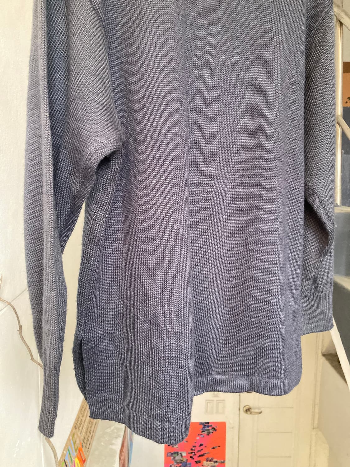 빈티지 자수 그레이 니트 상품이미지7