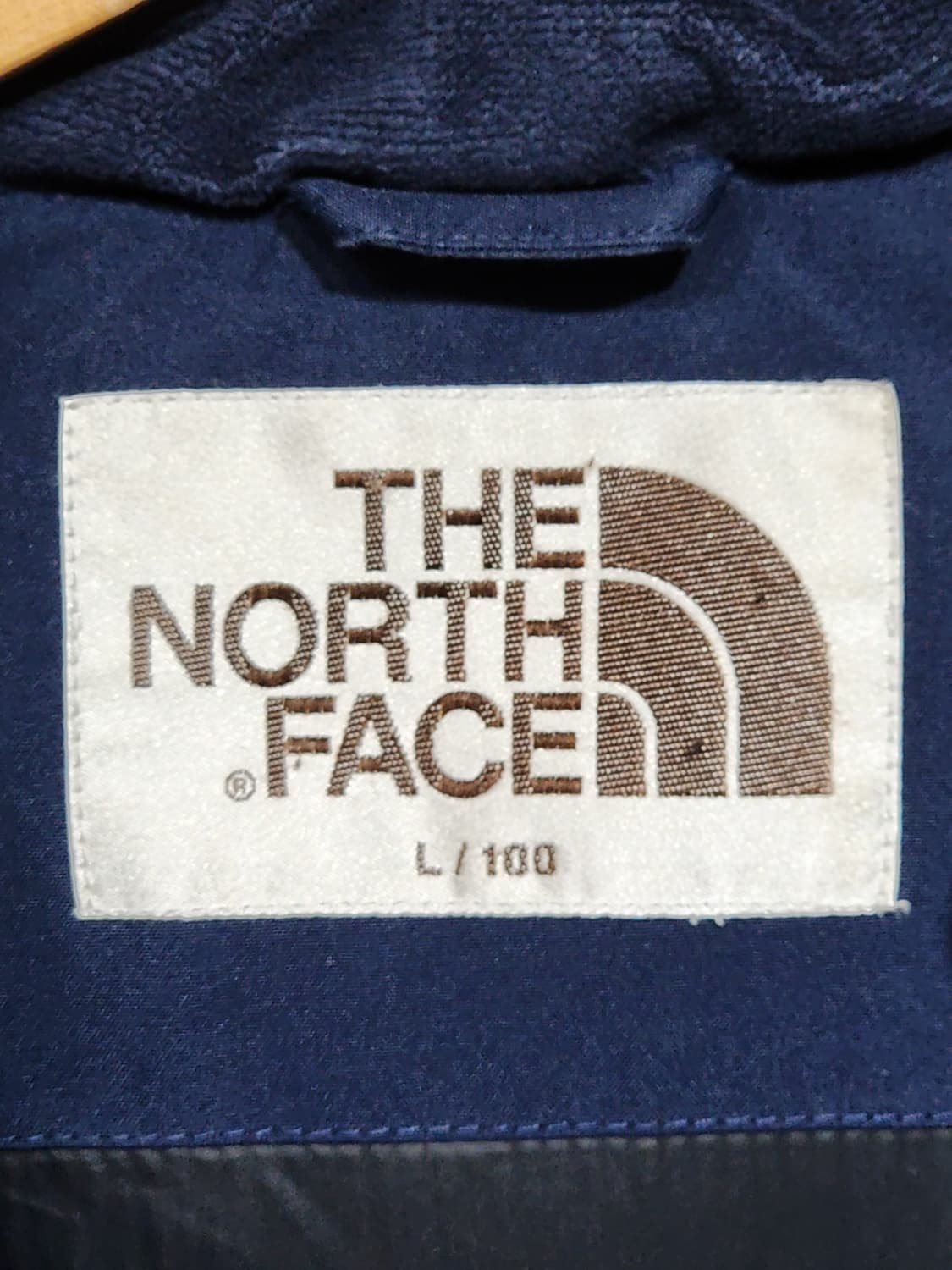 (XL) 노스페이스 거위털 패딩점퍼 네이비 구스다운 후드자켓  상품이미지3