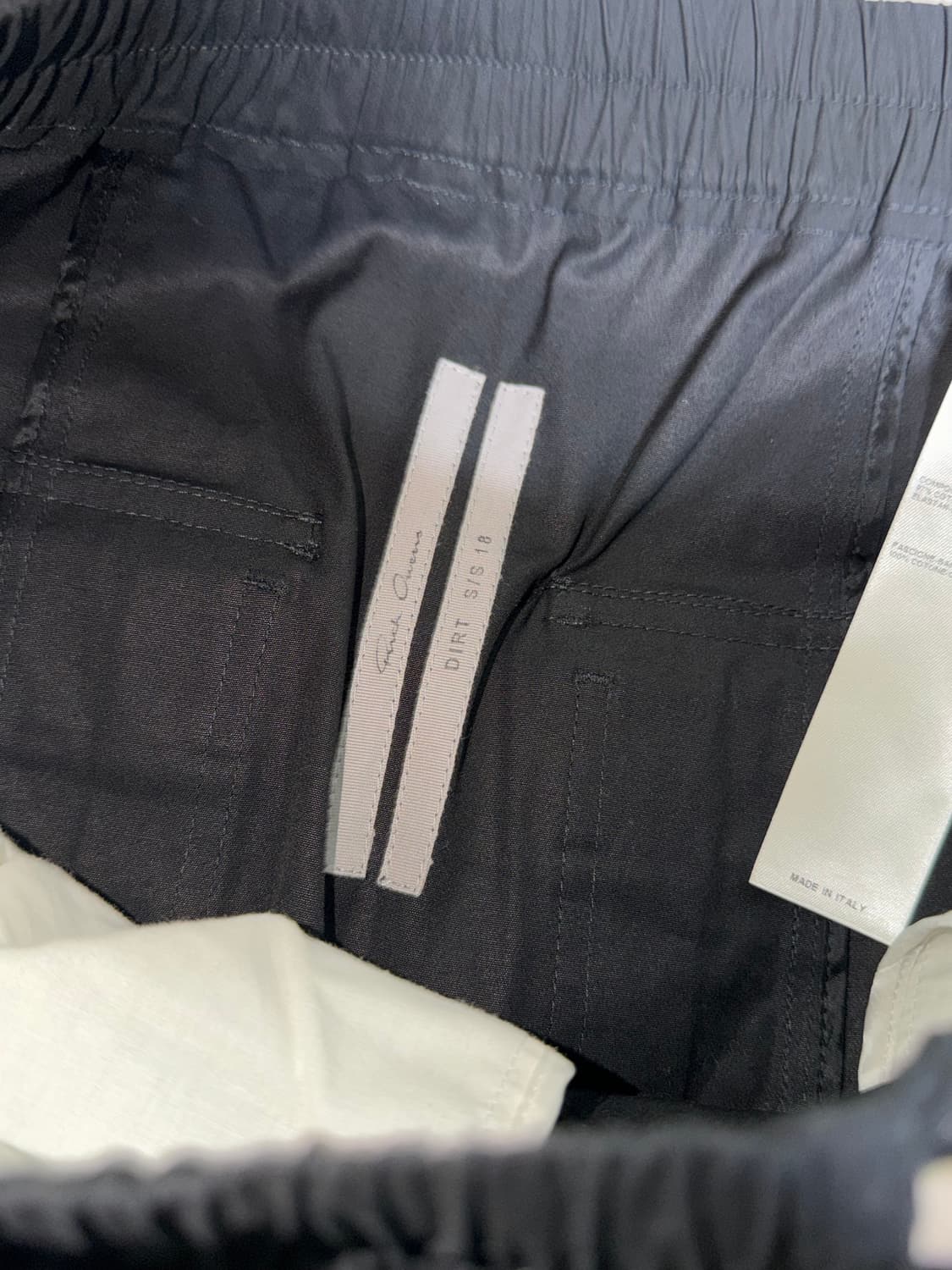 릭 오웬스 드로우 스트링 코튼 배기 쇼츠 팬츠 52 상품이미지4