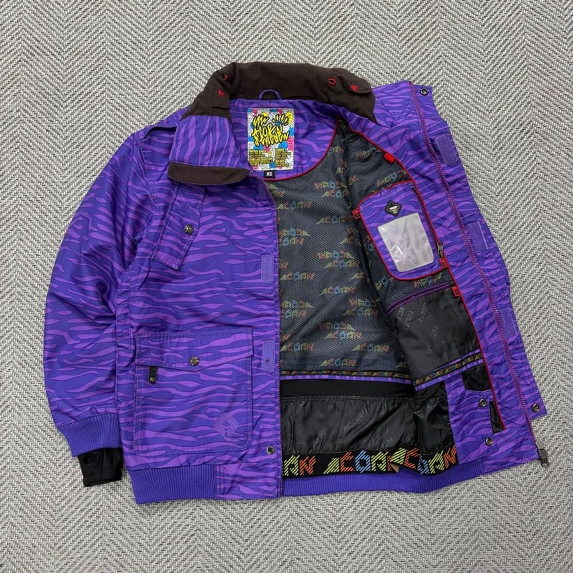 지브라패턴 나일론 보드점퍼 v2028 상품이미지6