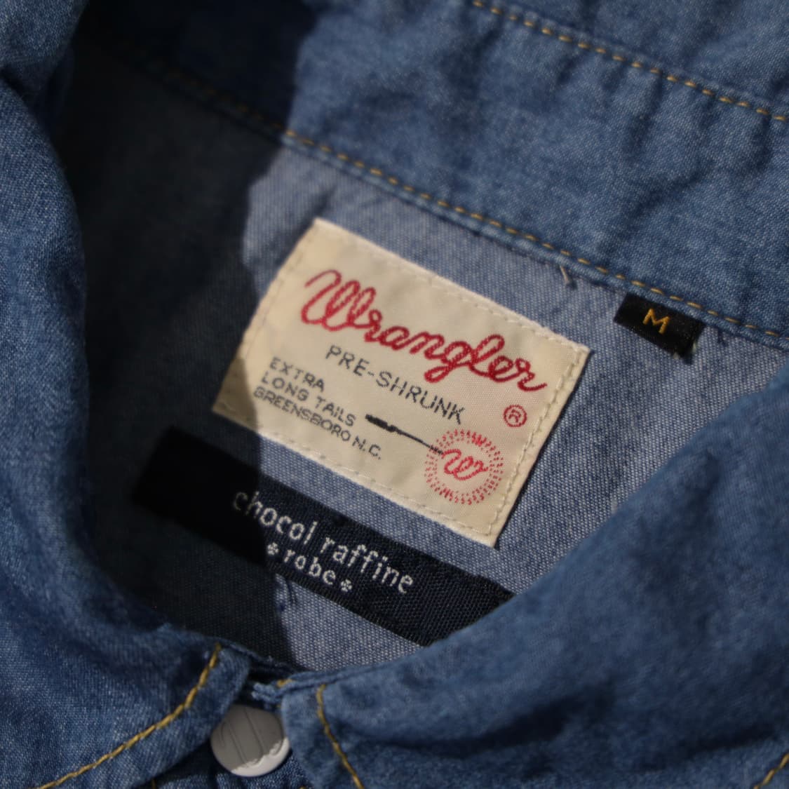 랭글러x쇼콜라피네 여성 웨스턴 데님 셔츠 상품이미지6