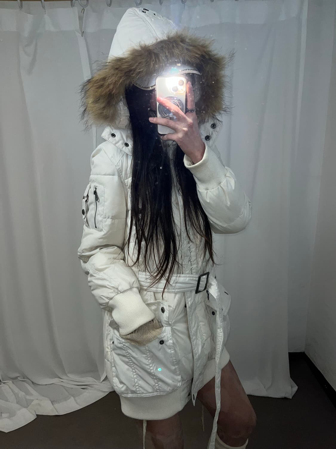 00‘s 울프죠 야상 패딩 점퍼 상품이미지8