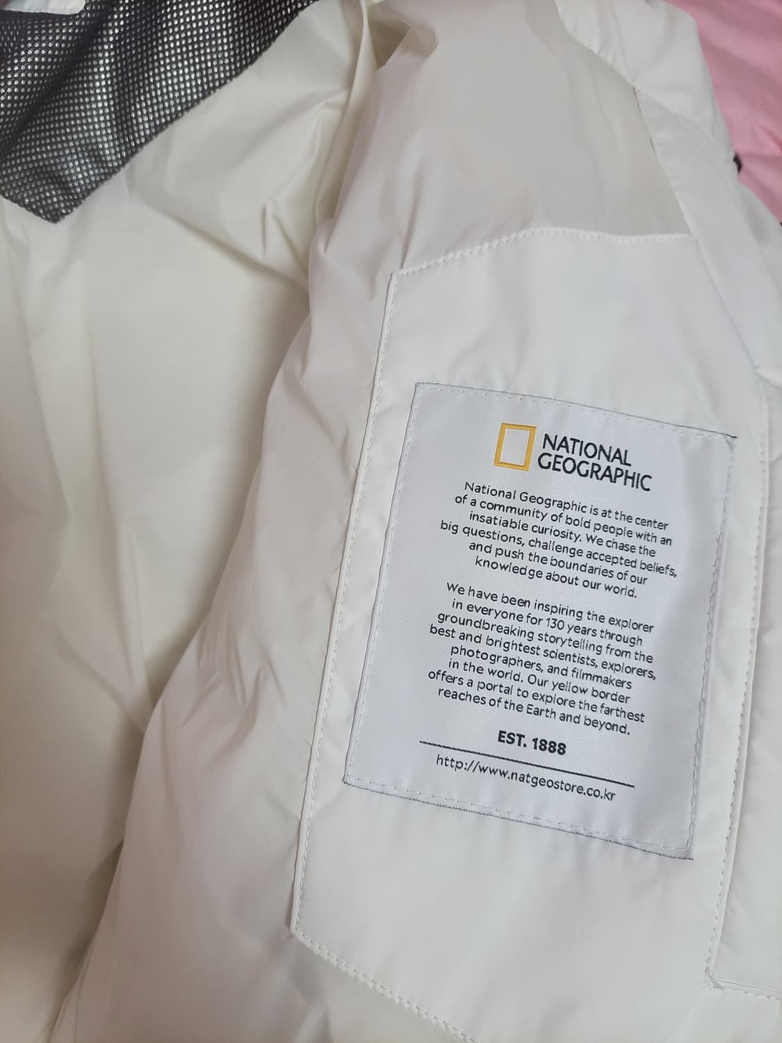 급처상태양호!내셔널지오그래픽 오리털 다운 숏패딩 점퍼 구찌,발렌시아가느낌 상품이미지8