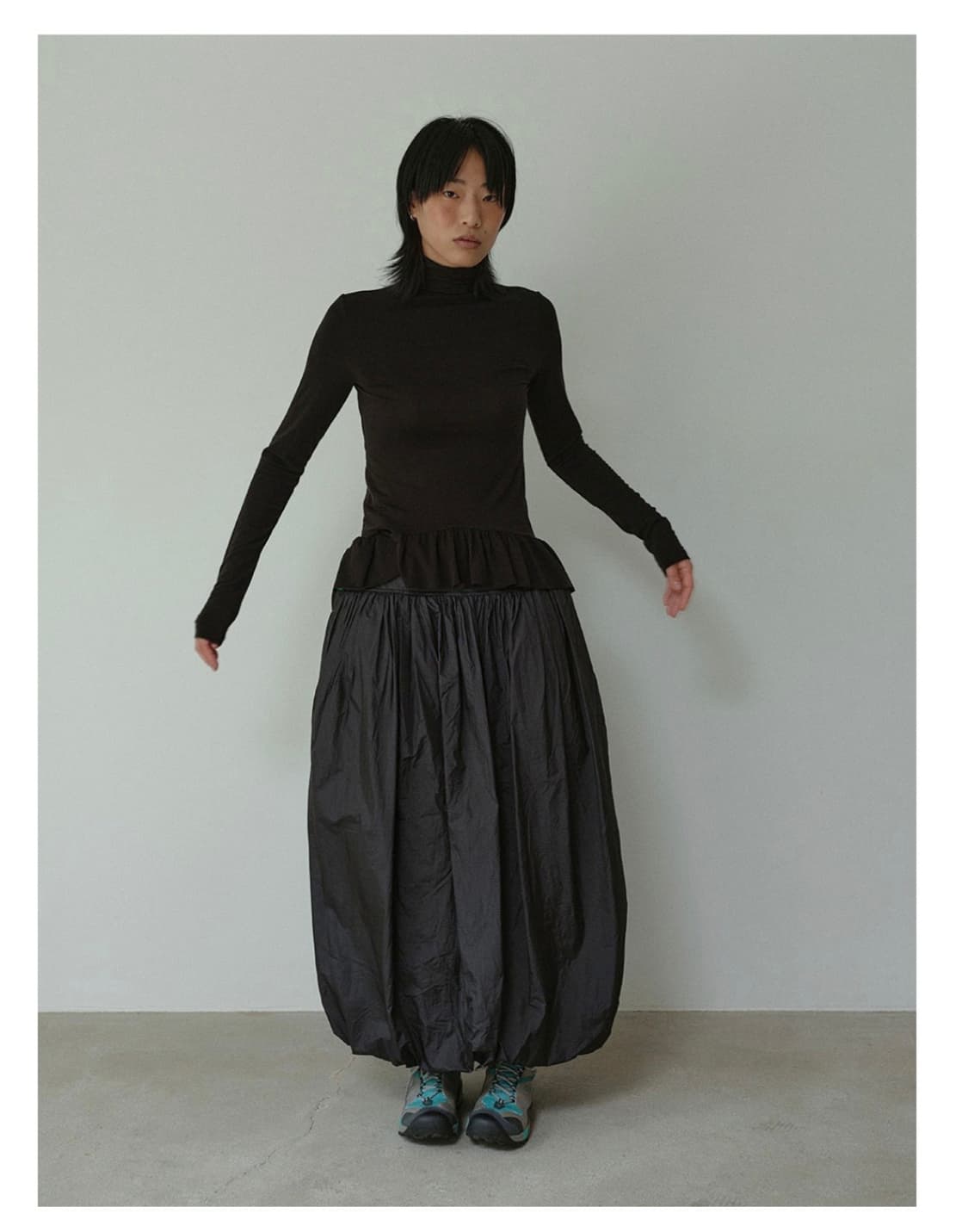 노컨텐츠 리본 벌룬 스커트 S 상품이미지2