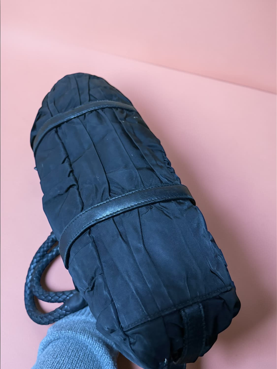 프라다 포코노 가죽 고프레 토트백 상품이미지3