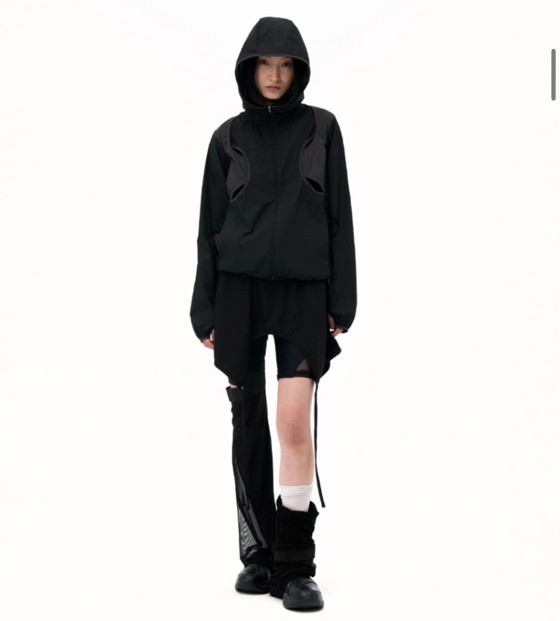 오호스 Seprate Biker Shorts / black 상품이미지5