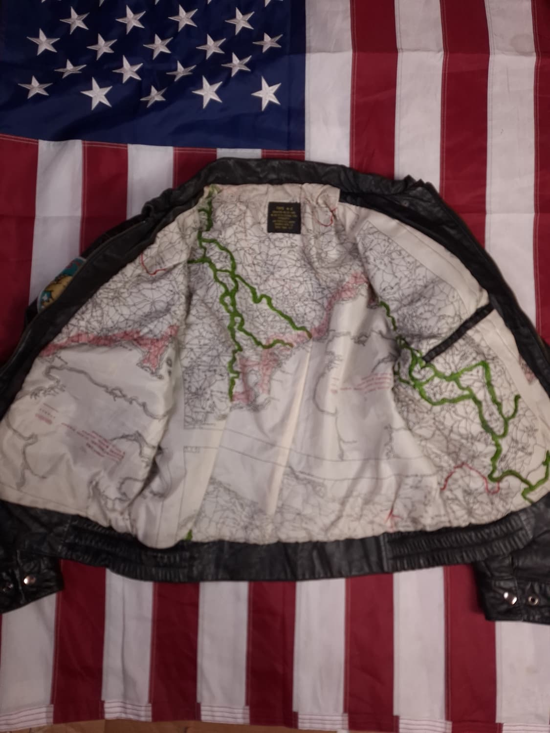 밀리터리 A-2 미공군 TYPE 리얼레더 항공자켓 상품이미지9