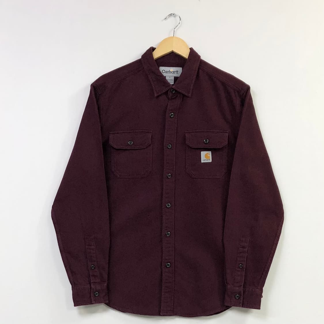 L 칼하트 버건디 워크 남방 상품이미지2