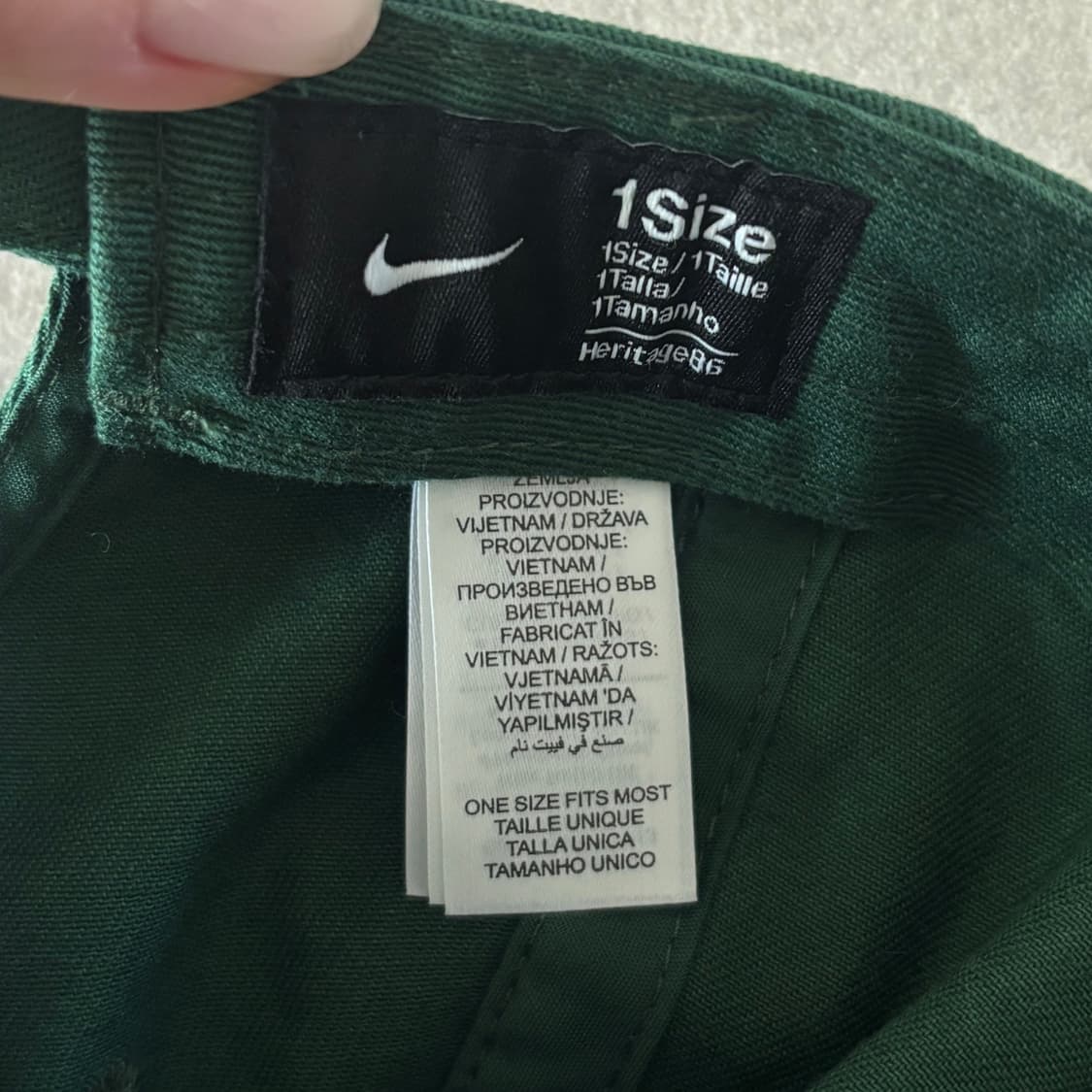 유럽판 헤리티지 볼캡 그린 상품이미지3