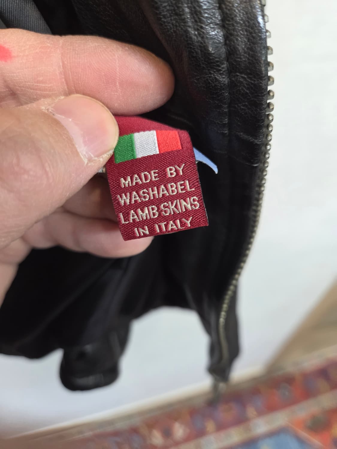 빈티지 여성 이태리 양가죽 라이더 자켓 100 상품이미지5