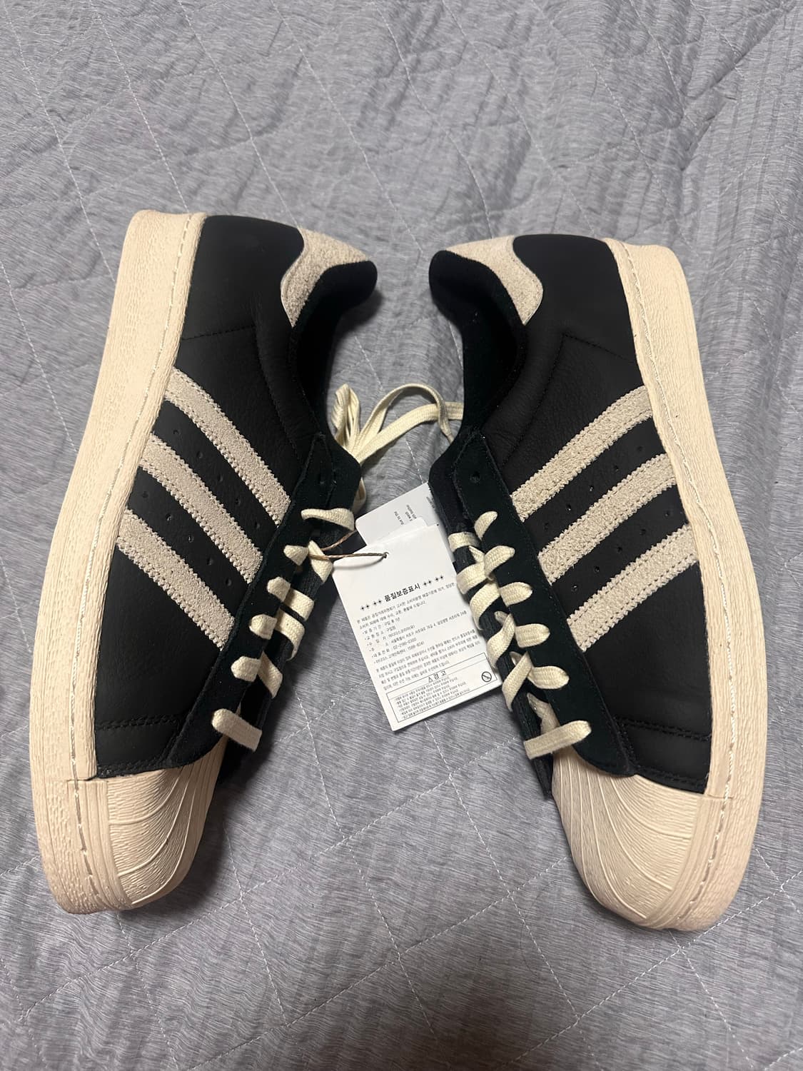 아디다스 슈퍼스타82 검흰 GY3428 300사이즈 상품이미지4