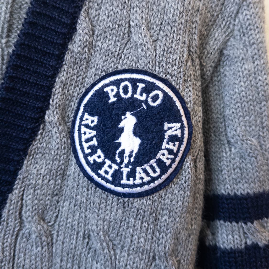 폴로랄프로렌 원 패치 케이블 가디건 상품이미지7