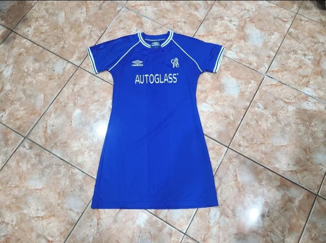 엄브로 99 01 첼시 홈 올드레플 축구져지 원피스유니폼 상품이미지1