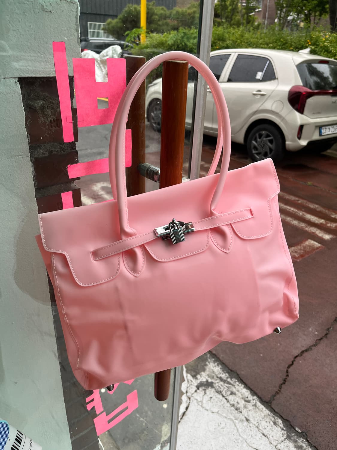 딸기우유색 젤리버킨 🍓 상품이미지1