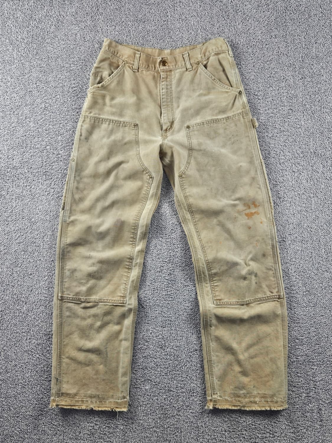 칼하트 덕 캔버스 더블니 카펜터 워크 팬츠 (32X32추정) / 8644 상품이미지1