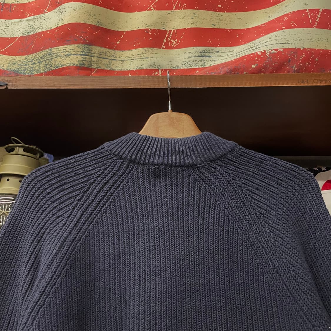 폴로 랄프로렌 신형 라벨 헤비 울 모크 넥 니트 스웨터 컨트리 상품이미지4