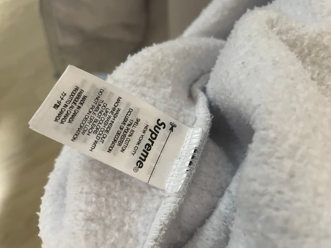 슈프림 S 로고 후드집업 XL 24FW 상품이미지4