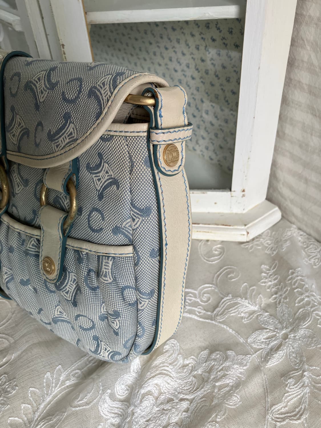 (유일매물)셀린느 데님 숄더백 상품이미지6