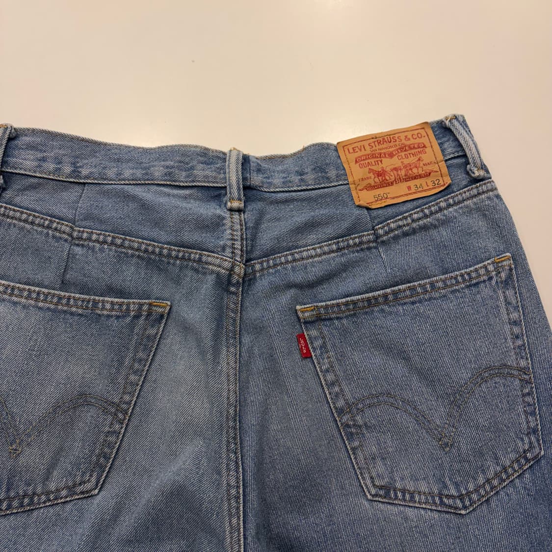[34x32] 리바이스 550 빈티지 데님 청바지 팬츠 D463 상품이미지3