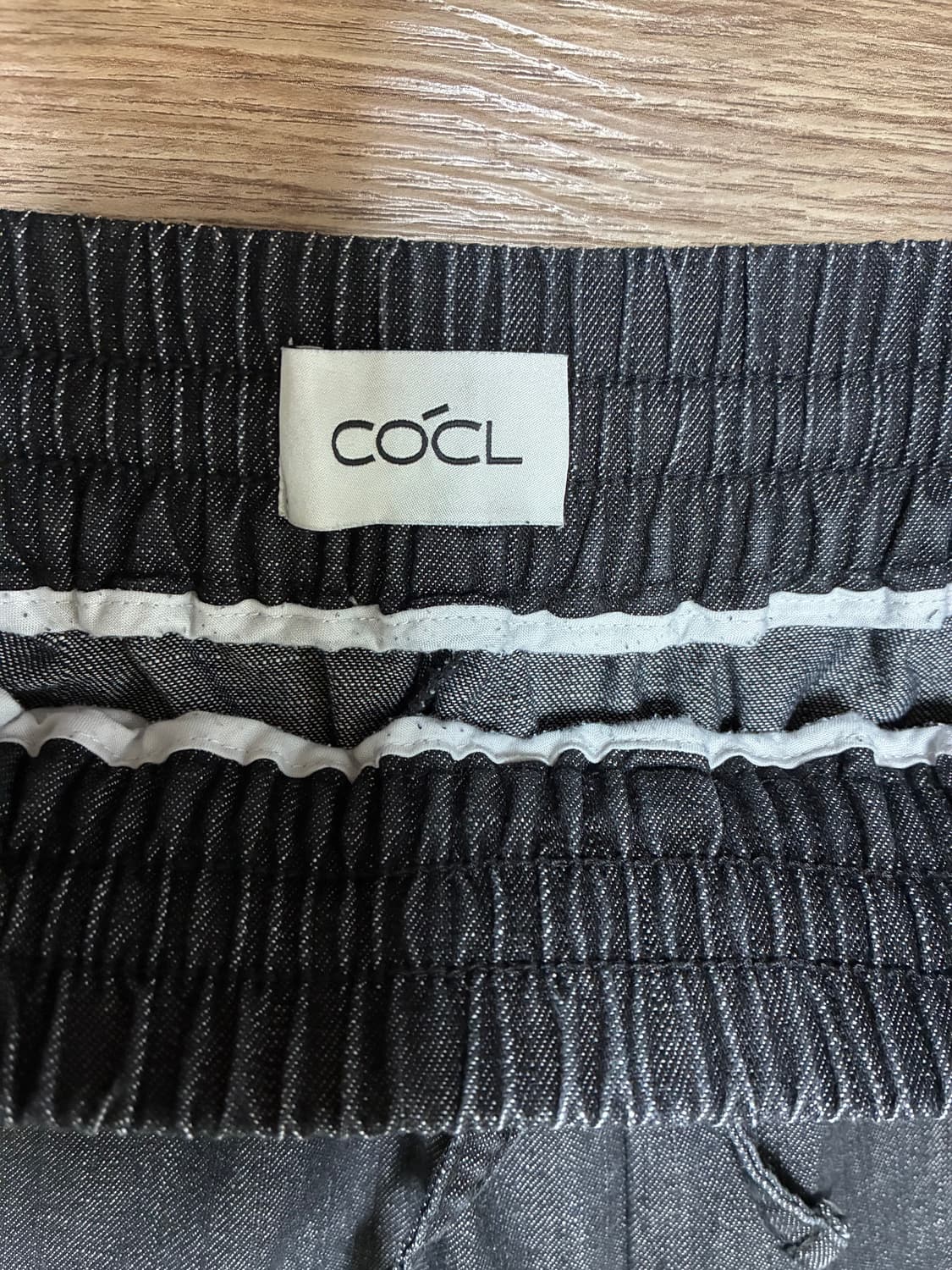 COCL 흑청 와이드 데님 팬츠 L 상품이미지3