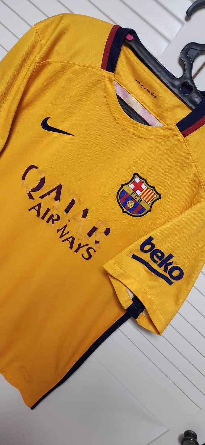 15-16 바르셀로나 어웨이 나이키 유니폼 반팔 상품이미지2