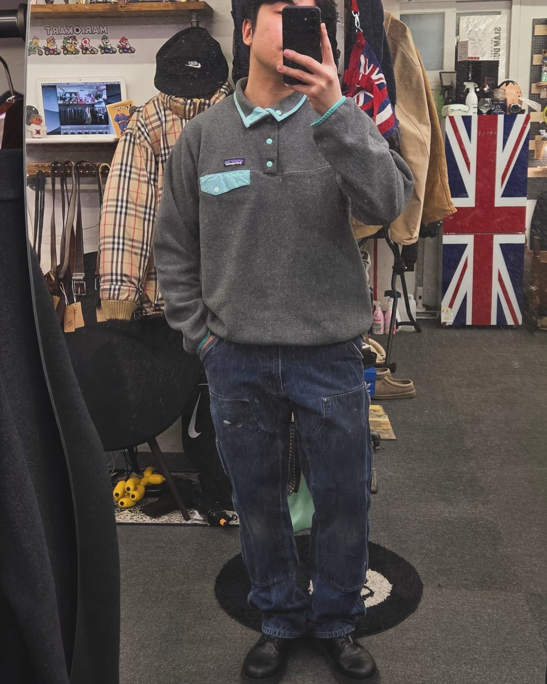 칼하트 데님 더블니 상품이미지1